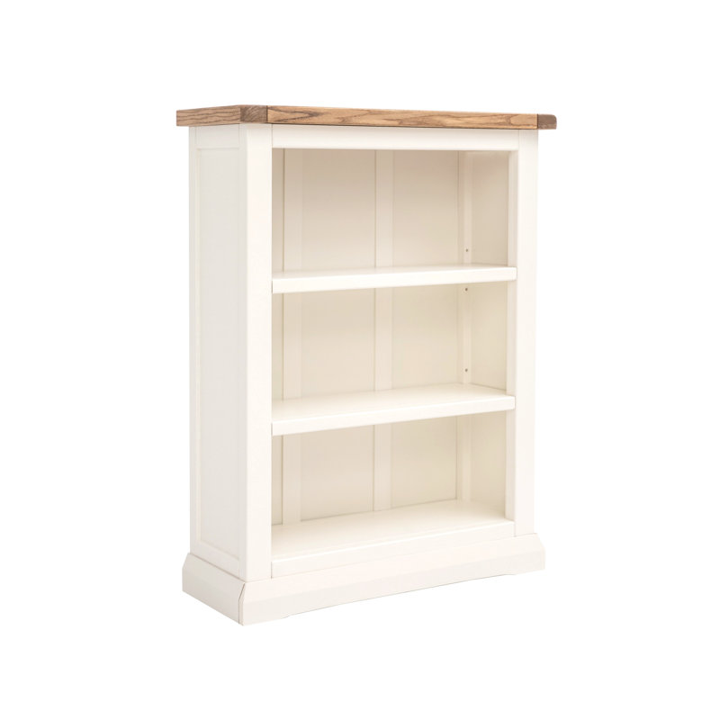 Ireland Bookcase, (3 Shelves) H90 x W70 x D25cm, White