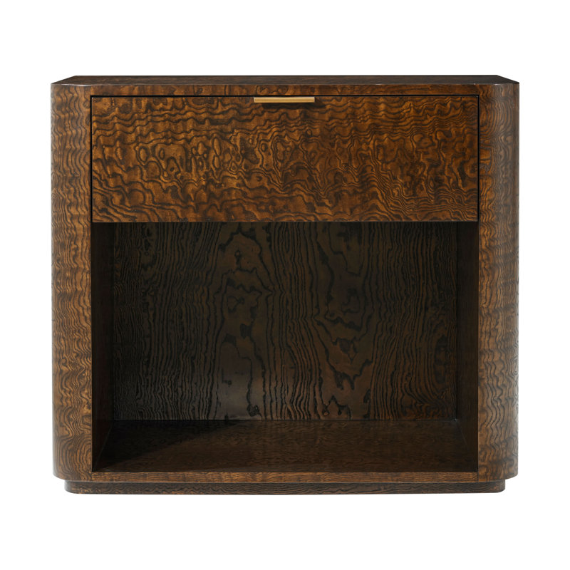 Kesden 1 - Drawer Solid Wood Nightstand