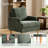 Accent Chair With Solid Wood Legs-111700366
