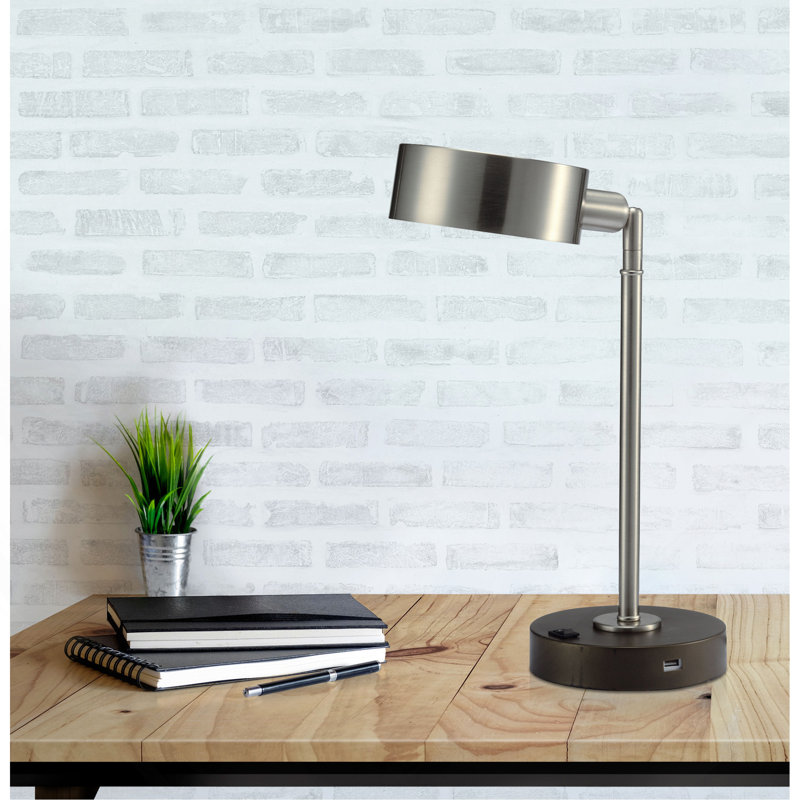 Lampe de bureau à DEL 15 "avec port USB