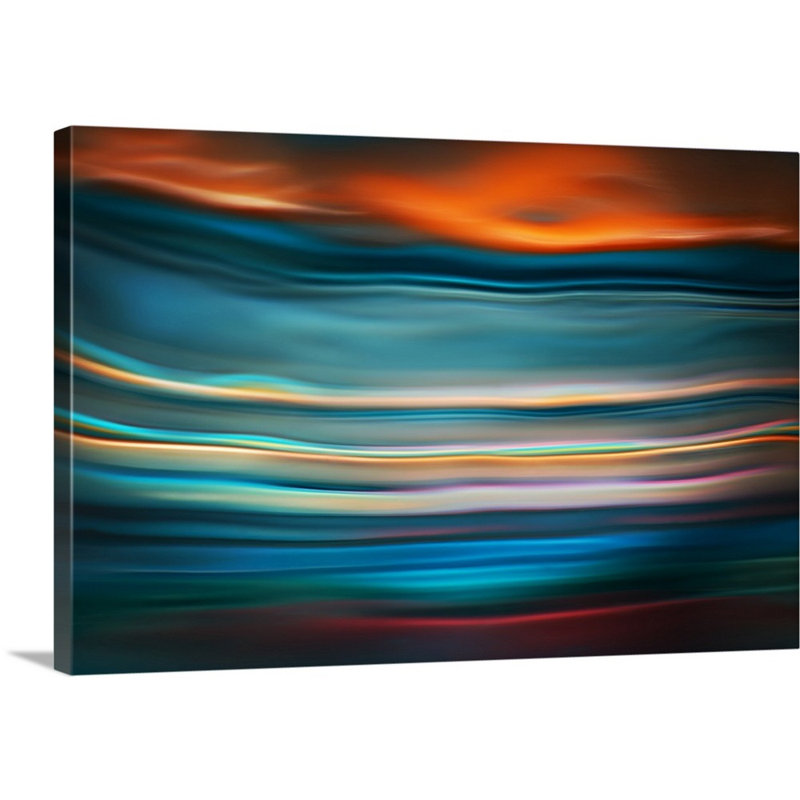 «Evensong» par Ursula Abresch, reproduction d'art graphique sur toile, H 12 po x l 18 po x P 1,5 po