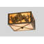 Rustic Lodge 2 - Light Semi Flush Mount