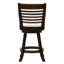 Tabouret pivotant rembourré avec structure en bois massif Leakey-48312774-48312776