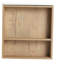 Armoire de salle de bain murale 30 pouces avec lavabo en céramique, 2 tiroirs