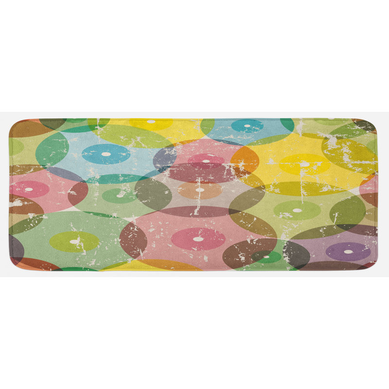 Tapis de cuisine abstrait