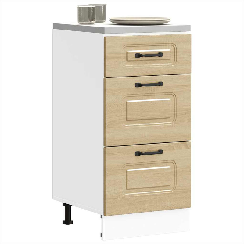 Kitchen Base Cabinet Kalmar Engineered Wood, Sonoma Oak