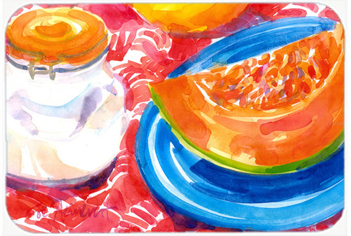 Planche à découper en verre cantelope caroline
