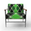 Fauteuil rembourré en mélange de polyester Toviah-135416764