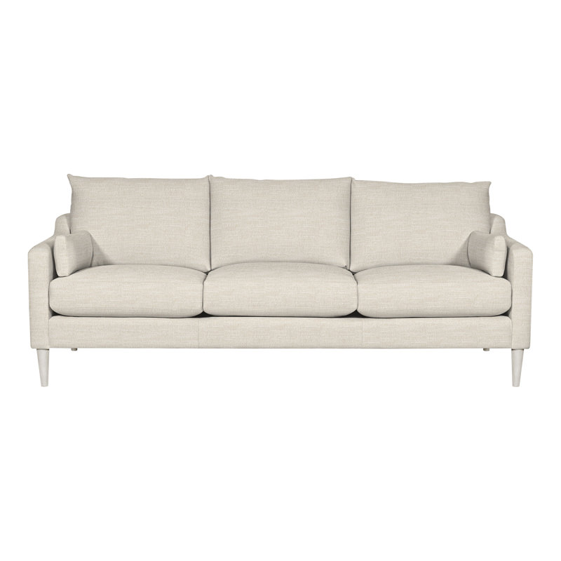 Thea Sofa, Tommy Flax Polyester Blend, Casa Blanca