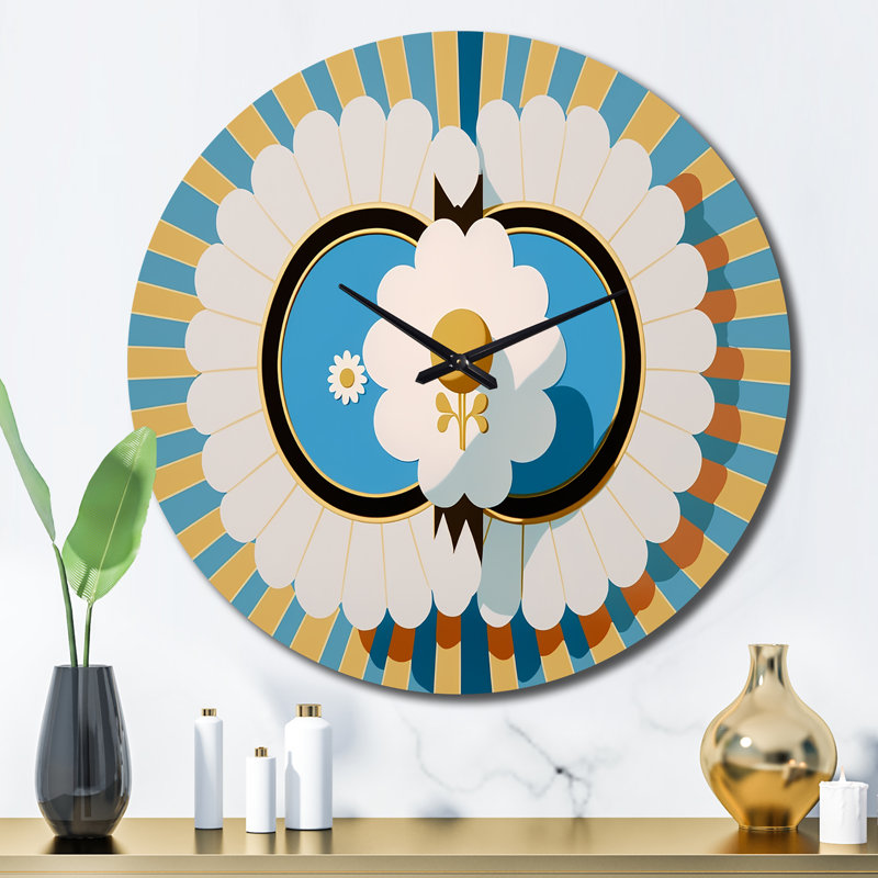 Horloge murale en métal, Grand