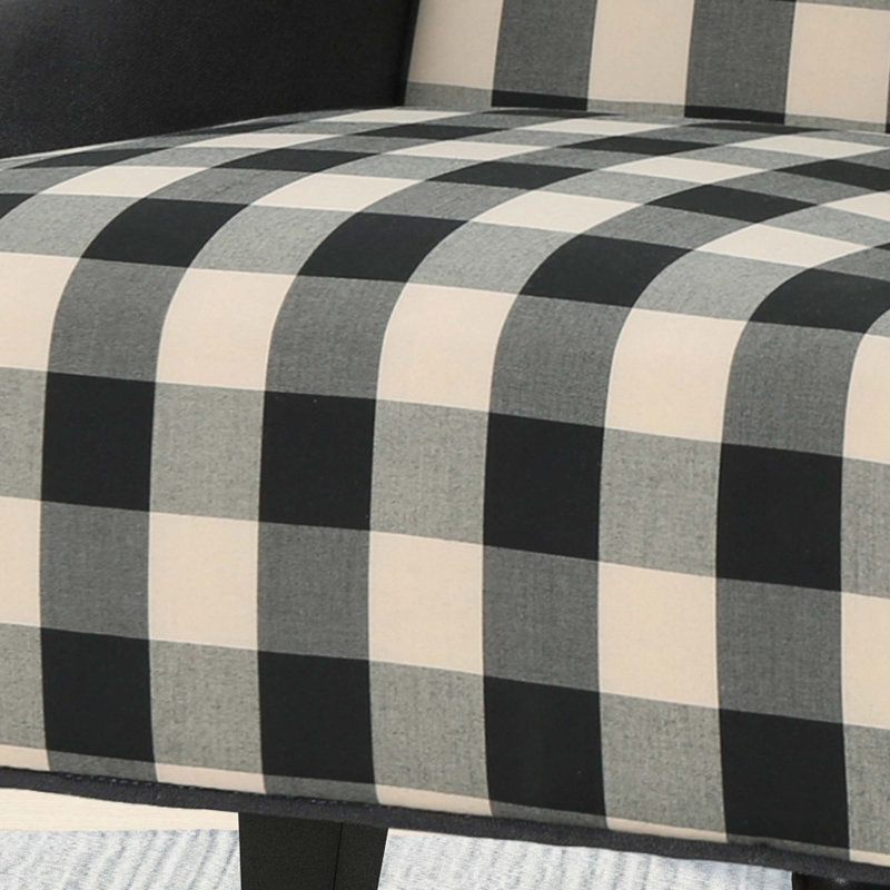 Fauteuil club haut dossier en tissu TODDman