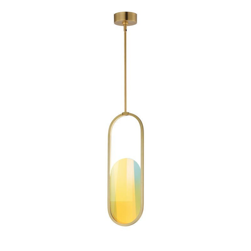 Trance 1 - Light LED Pendant, 29.75" H x 7.75" W x 4.75" D