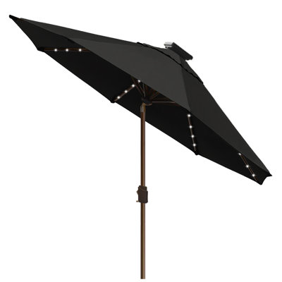 Ayzah 108'' Lighted Market Umbrella