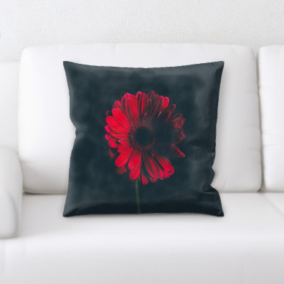 Microsuede Reversible Throw Pillow