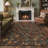 Ammons Veridia Floral Machine Washable Brown Indoor Area Rug with Non-Slip Backing-757562659