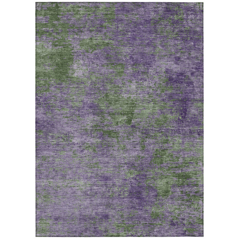 Tapis mauve intérieur / extérieur Althea , 9 pi x 12 pi
