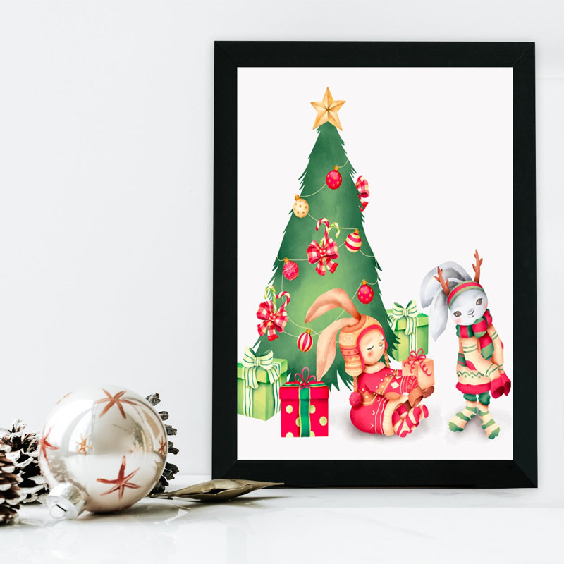 Decorative Framed MDF Painting