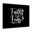 Faith And Fear Cross - Wrapped Canvas Print-667000628