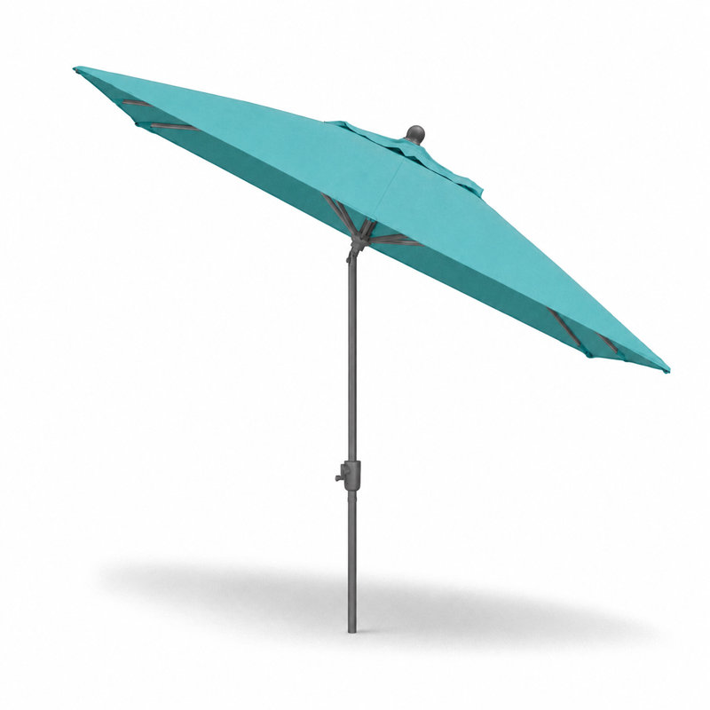 SunbUmbrella 9 pi 10 po x 6 pi 6 po Olivier, Gris en vedette, Toile Aruba Sunbrella®