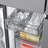 Samsung Bespoke Counter Depth 4-Door French Door Refrigerator 23 cu. ft. with AI Hybrid Cooling & Beverage Center in Fingerprint Resistant Stainless Steel