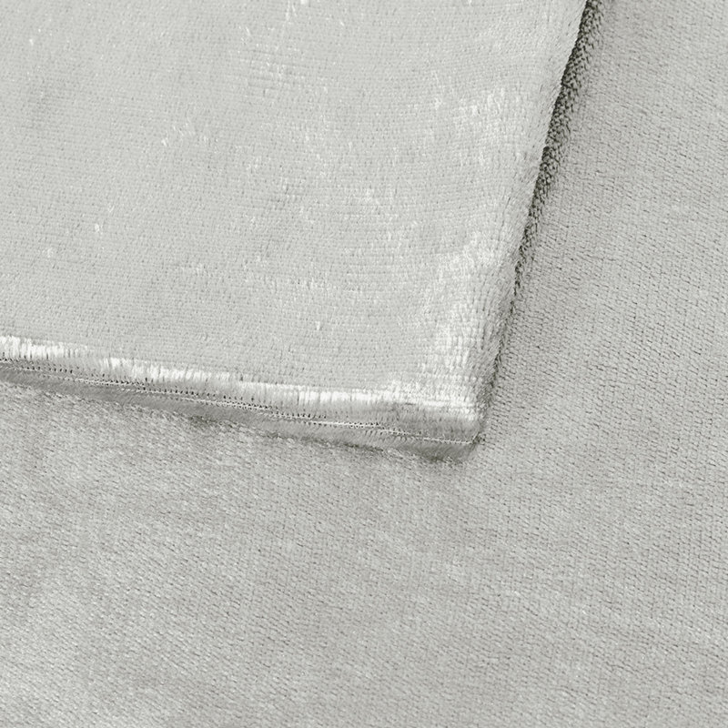 Heavy Crushed Velvet Cushion Cover, Off White