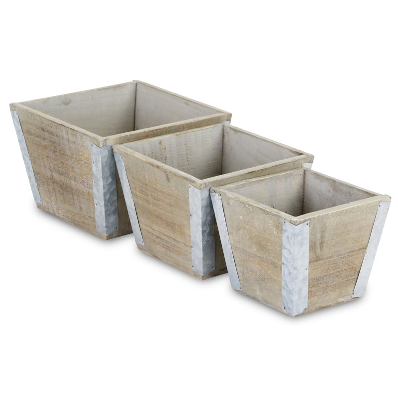 Makenzie Handmade Wood Planter Box