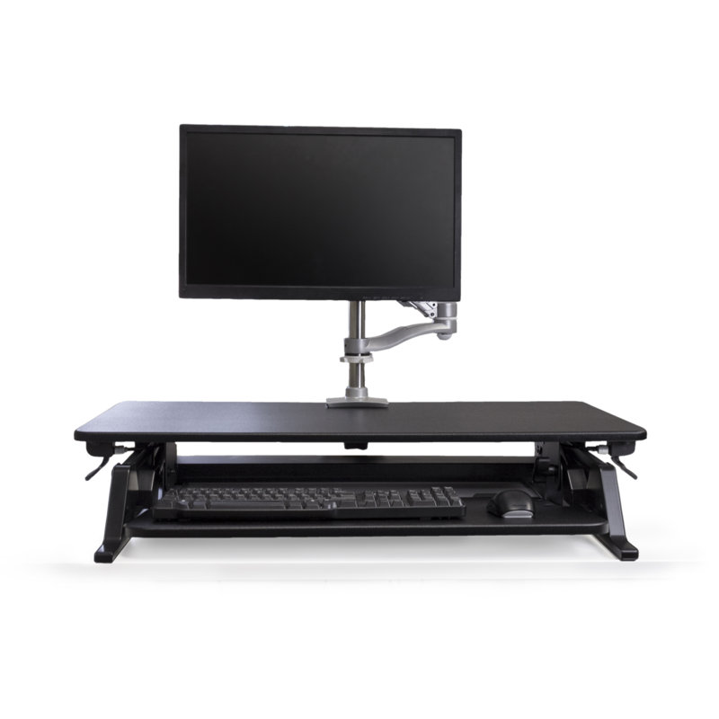 Hover Helium RightAngle Products Single Screen Desktop Mount, Black