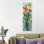 Tall Bright Flowers Cream I by Silvia Vassileva - Wrapped Canvas Painting