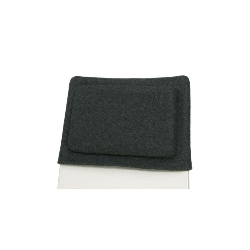 Cozy Cozy Stool Slipcover, Vesper Charcoal