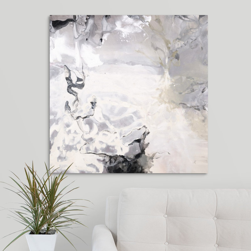 « tone on tone », peinture sur toile, Toile tendue, H 30 po x l 30 po x P 1,25 po