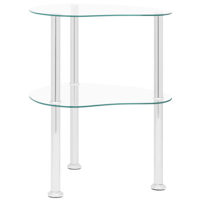 Cavalier Glass Top End Table