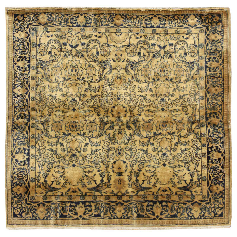 Agra One-of-a-Kind 4'6" X 4'6" Area Rug