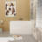 43" Acrylic Freestanding Bathtub With Seat: Spacious Rectangle Shape, Gloss White Finish, Chrome Overflow & Pop-Up Drain