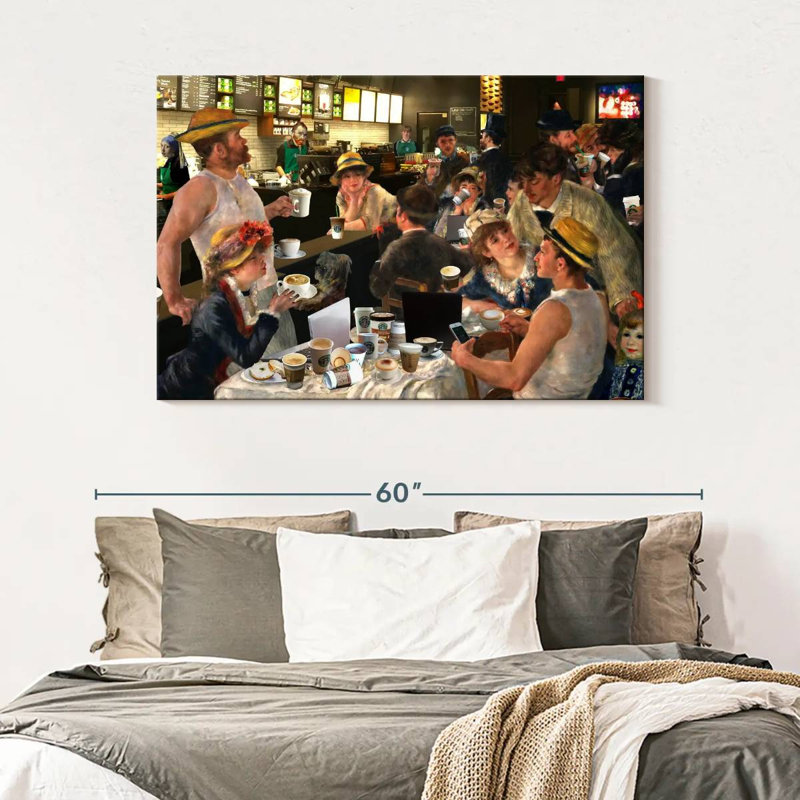 Yarlin déjeuner de la soirée cappuccino, H 32 po x l 48 po