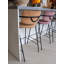 Manzanola Upholstered Counter Stool with Metal Frame-2029804614
