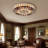20'' Tiffany-style 4-light Stained Glass Flush Mount Ceiling Light