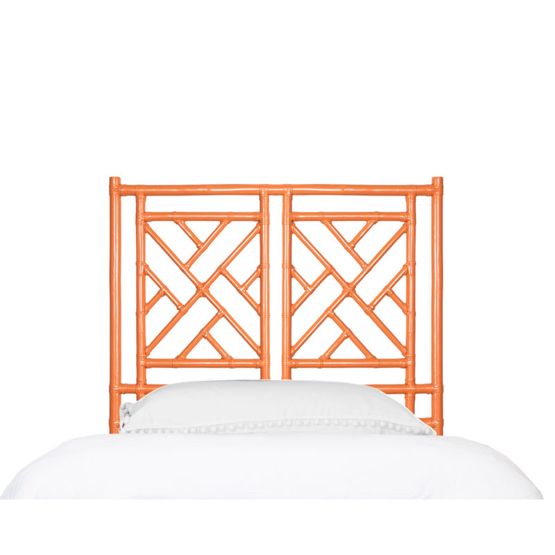 Chippendale Headboard, Twin, Citrus Orange