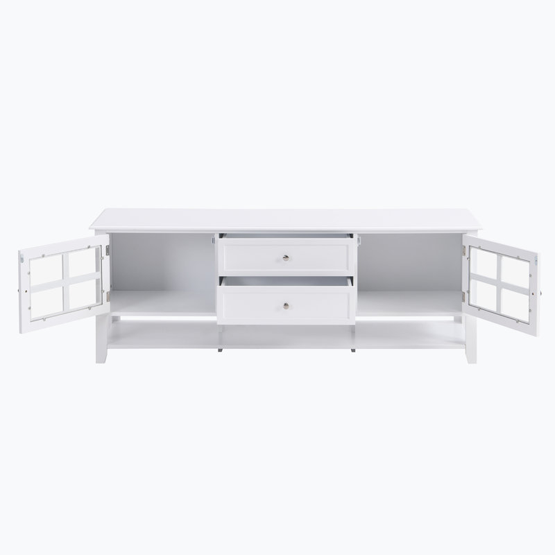 Chloa 2 - Door Accent Cabinet, White