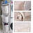 3- Tier Plastic Rolling Laundry Basket With Handles,  Modern Home Organizer Storage Rack