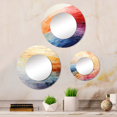 Wickley Metal Round Mirror