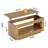 Lift Top Rectangular Wood Coffee Table with Dual-Layer Storage for Living Room-1464661090