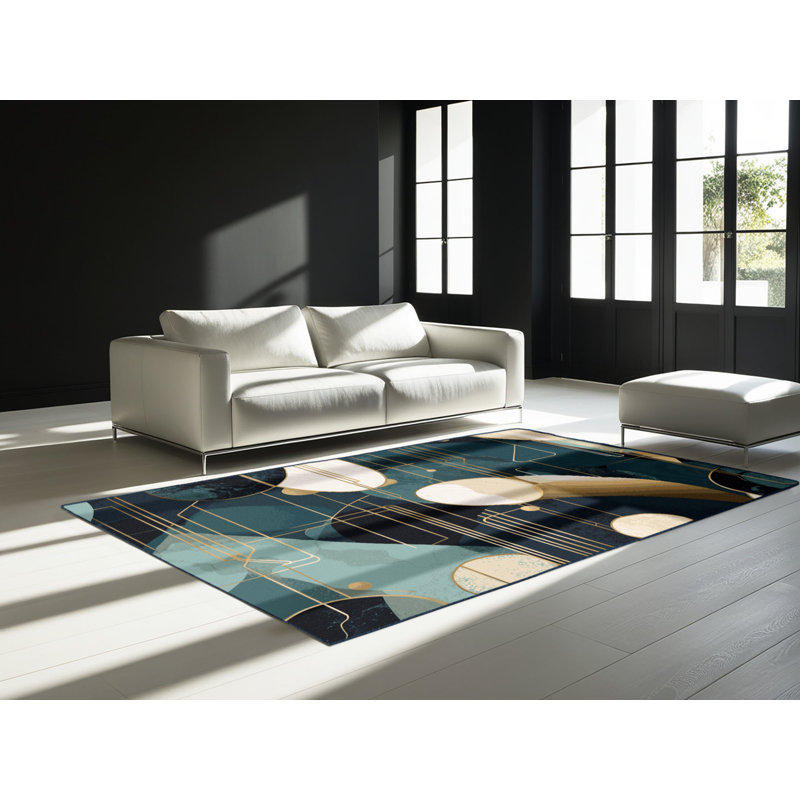 Gravity Glow Rug, Round 8'