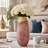 Latitude Run® Large Mauve Glass Vase-1184276248