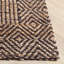 Tapis géométrique en fibre naturelle 565 jacquard-557816330