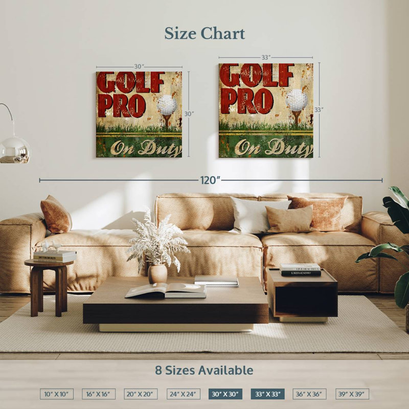 Sirci Golf Pro, H 30 po x l 30 po
