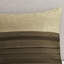 Édredon double - simili suède, 2 taies décoratives assorties 7 pièces, taupe et brun