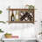 Gabrijela 8 Bottle Hanging Wine Bottle Rack in Brown