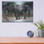 Bungalow Rose «The Approche» par Durwood Coffey, art mural en métal-1744720373