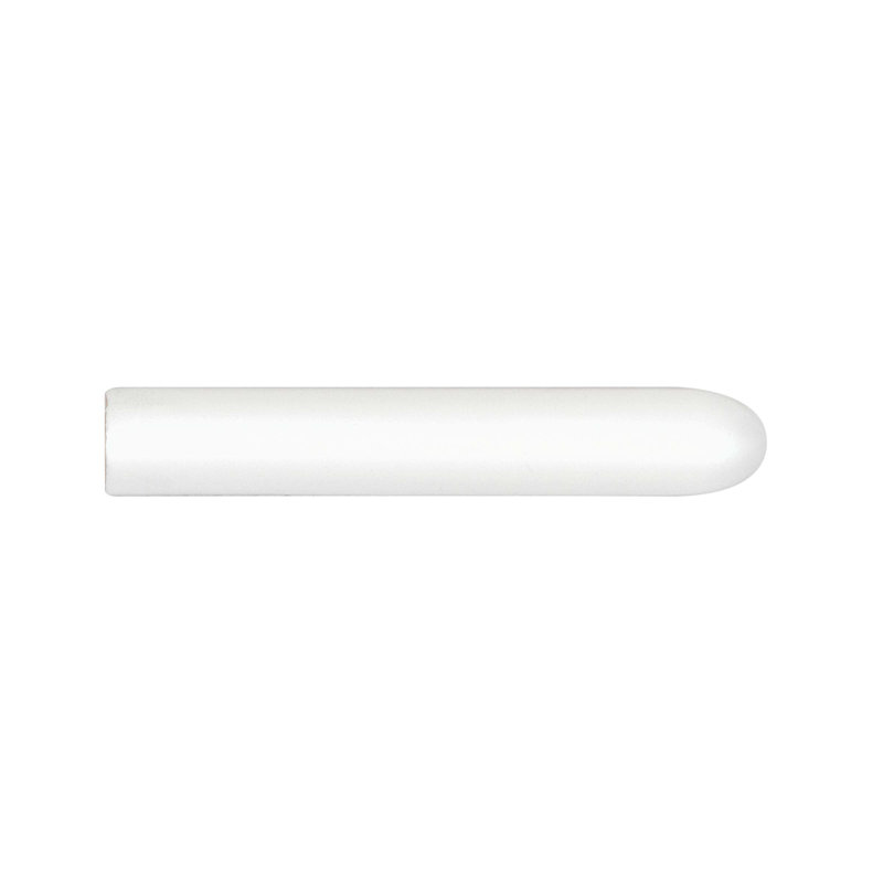 Nantucket 6 in. L x 1 in. W Ceramic Quarter Round Tile Trim, Ice White