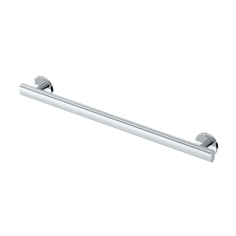 Nouveau Grab Bar, Chrome, 2.38" H x 28" W x 1.25" D